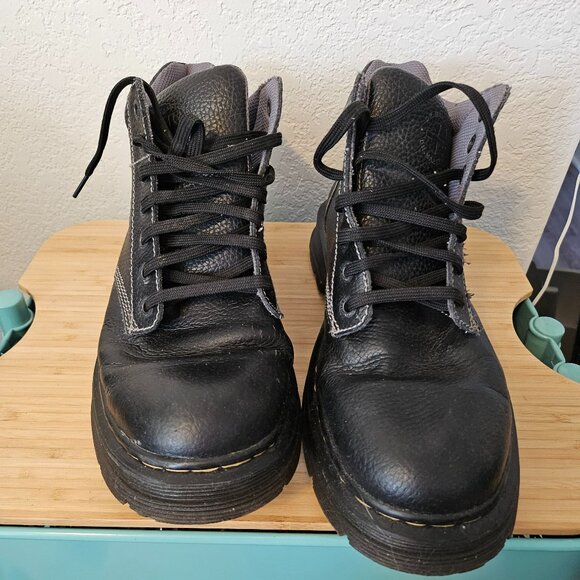 Dr Martens Tacoma Black Leather Boots Mens 12 New main image 5
